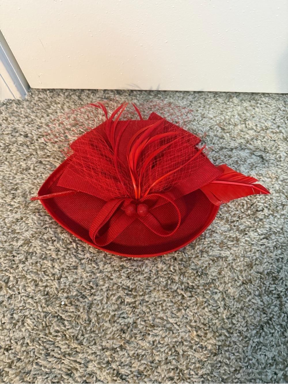 Net and Feather Fascinator